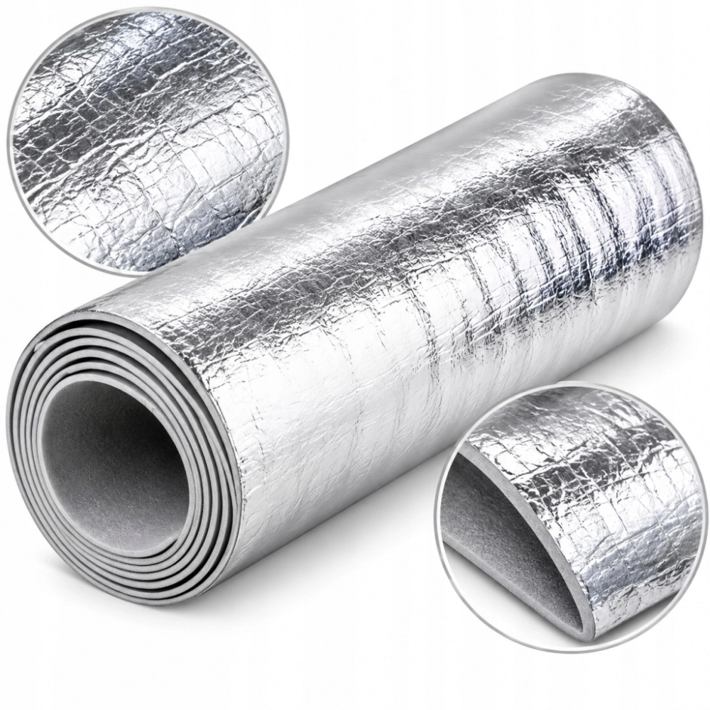 EKRAN ZAGRZEJNIKOWY GRZEJNIKOWY PIANKA 10 m / 50cm MATA ALUMINIOWA GRUBA