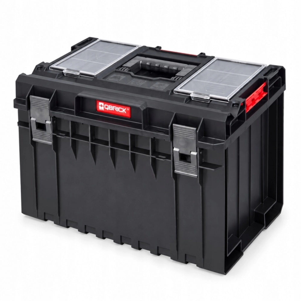 SKRZYNKA NARZĘDZIOWA QBRICK ONE 450 PROFI 52 L ORGANIZERY W POKRYWIE