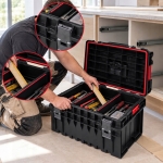 SKRZYNKA NARZĘDZIOWA QBRICK ONE 450 PROFI 52 L ORGANIZERY W POKRYWIE