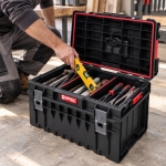 SKRZYNKA NARZĘDZIOWA QBRICK ONE 350 PROFI 38 L ORGANIZERY W POKRYWIE