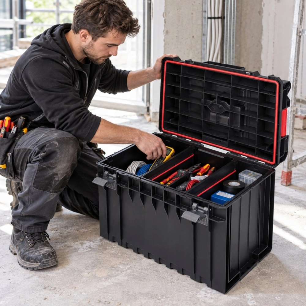 SKRZYNKA NARZĘDZIOWA QBRICK ONE 450 BASIC MODUŁOWA TACKA PRZEGRODY