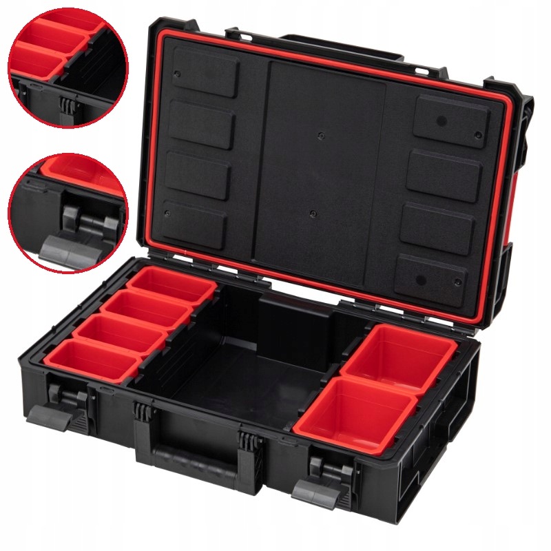 SKRZYNKA NARZĘDZIOWA QBRICK ONE 200 BASIC 15,4 L MODUŁOWA 6 KUBEŁKÓW