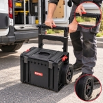 SKRZYNIA NARZĘDZIOWA QBRICK PRO CART PLUS 29 L KOŁA UCHWYT TELESKOPOWY