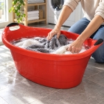 MISKA OWALNA PLASTIKOWA 40 L 710X490X310 MM DO PRANIA SPRZĄTANIA AGD