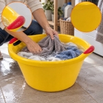 MISKA PLASTIKOWA 25 L 510 MM Z UCHWYTAMI DO PRANIA SPRZĄTANIA AGD