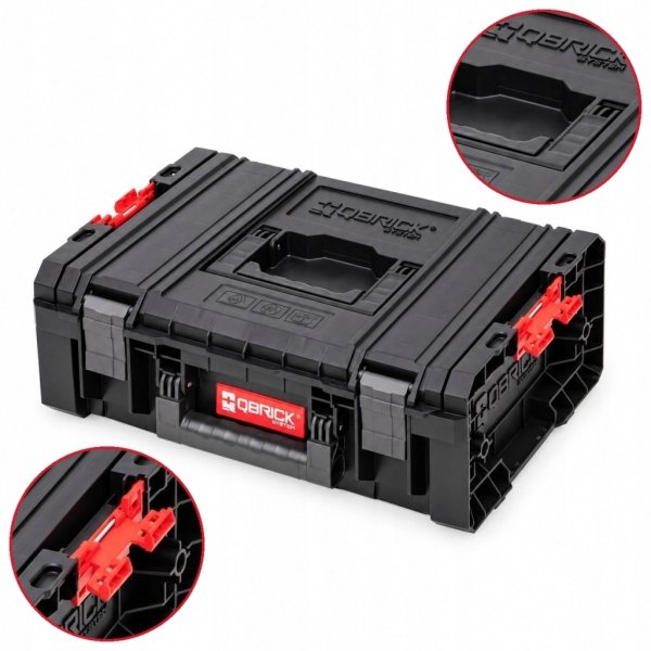 SKRZYNKA NARZĘDZIOWA QBRICK PRO TOOLBOX 19 L ZESTAW 5 ORGANIZERÓW MULTI