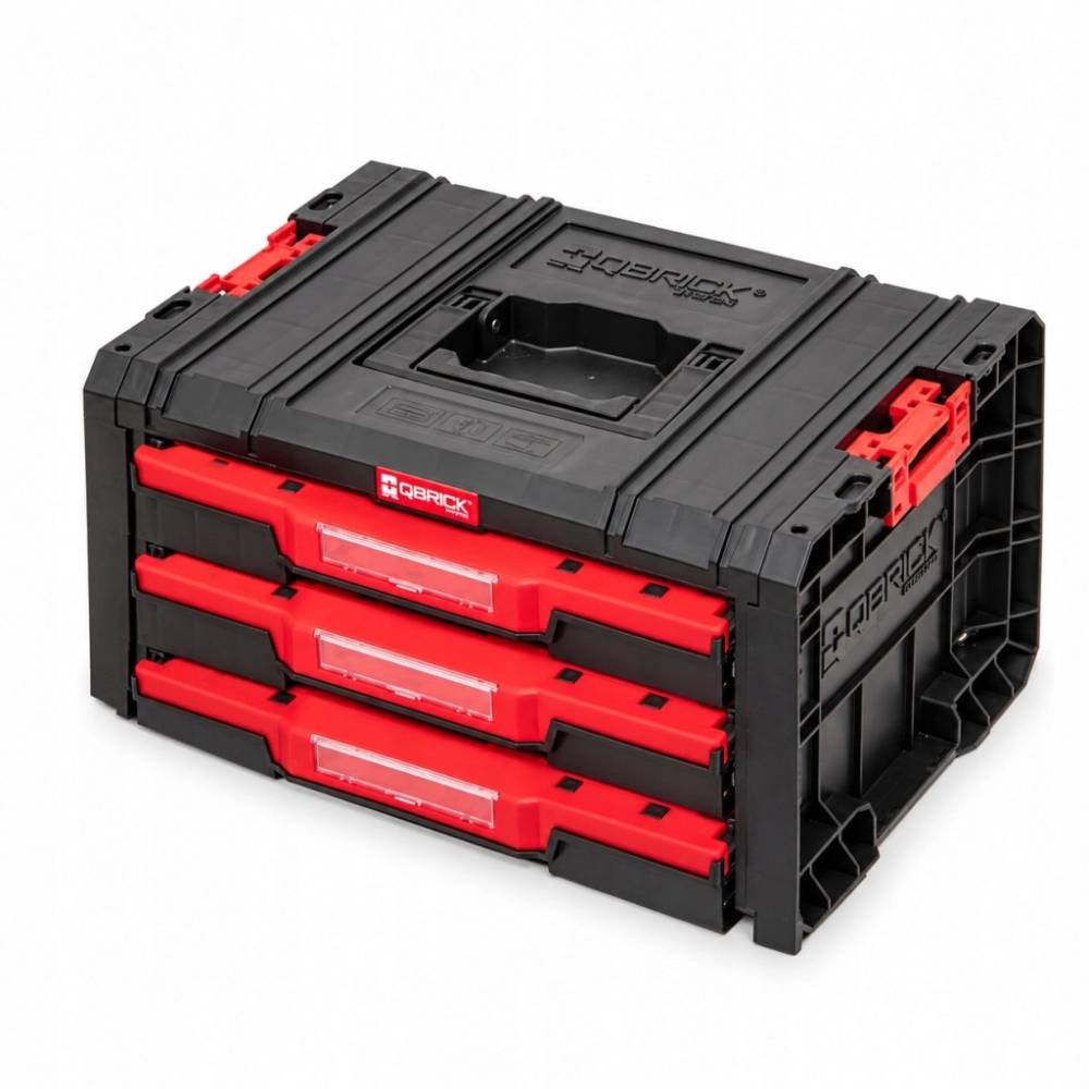 SKRZYNIA NARZĘDZIOWA QBRICK PRO EXPERT 3 SZUFLADY 21 KUBEŁKÓW ORGANIZER