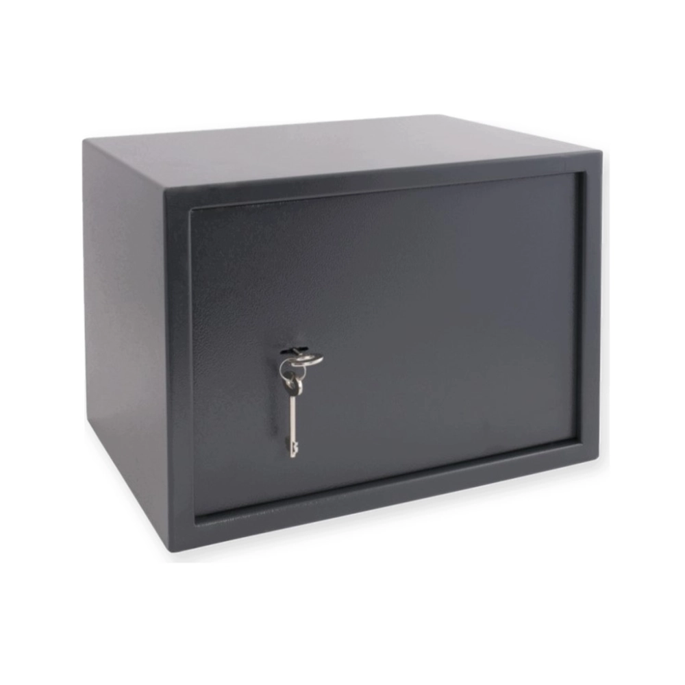 SEJF MECHANICZNY 38X30X30 CM STALOWY ZAMEK NA KLUCZ DO DOMU BIURA