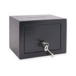 SEJF MECHANICZNY 23X17X17 CM DEPOZYTOWY WRZUTNIK ZAMEK NA KLUCZ