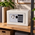 SEJF ELEKTRONICZNY STALOWY NA KOD KLUCZE AWARYJNE DO DOMU BIURA