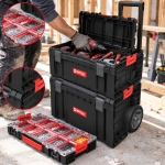 ZESTAW SKRZYŃ NARZĘDZIOWYCH QBRICK PRO CART 2 ORGANIZER WÓZEK NA KOŁACH