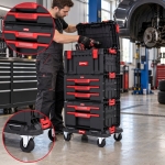 ZESTAW SKRZYNEK NARZĘDZIOWYCH QBRICK PRO SET2 3W1 TOOLBOX SZUFLADY