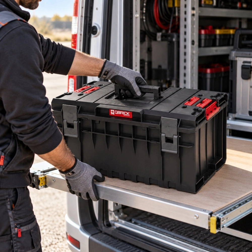 SKRZYNIA NARZĘDZIOWA QBRICK ONE 350 VARIO 38 L MODUŁOWA PRZEGRODY