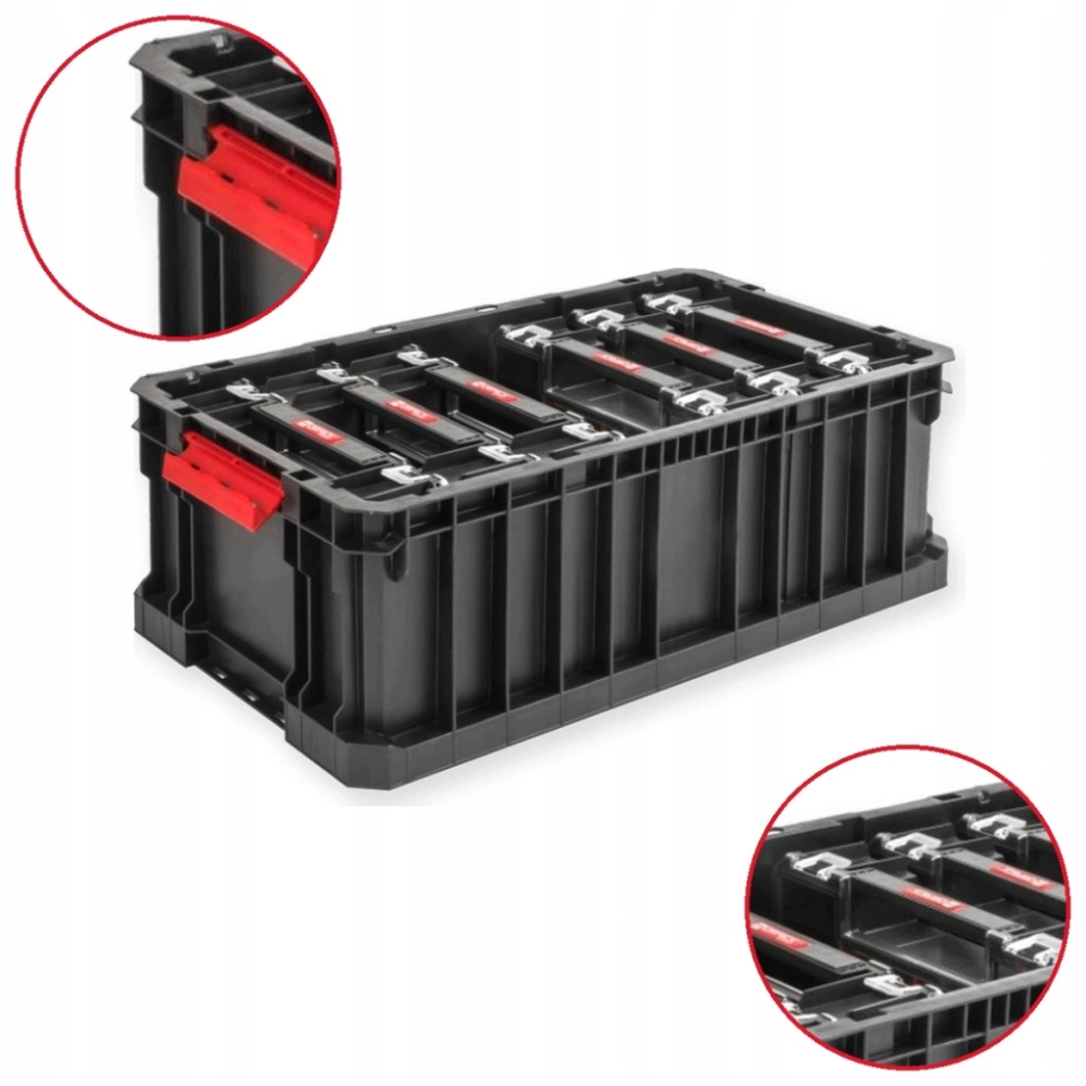 SKRZYNIA NARZĘDZIOWA QBRICK TWO BOX 200 ZESTAW 6 ORGANIZERÓW MULTI