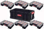 SKRZYNIA NARZĘDZIOWA QBRICK TWO BOX 200 ZESTAW 6 ORGANIZERÓW MULTI