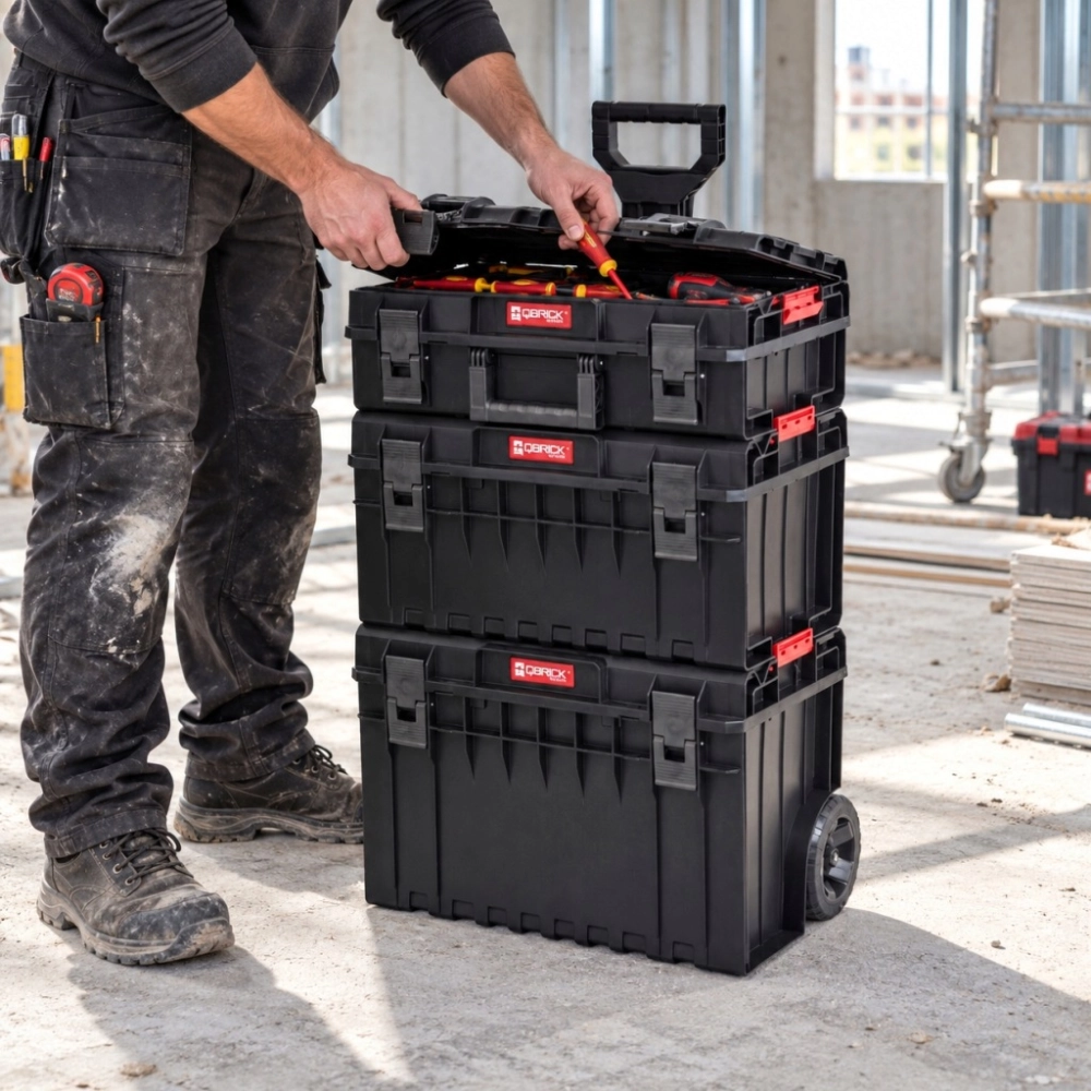 ZESTAW SKRZYNEK NARZĘDZIOWYCH QBRICK ONE SET 3W1 PROFI MODUŁOWY