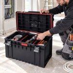 SKRZYNKA NARZĘDZIOWA QBRICK ONE 450 TECH 52 L ALUMINIOWE SZYNY MONTAŻOWE