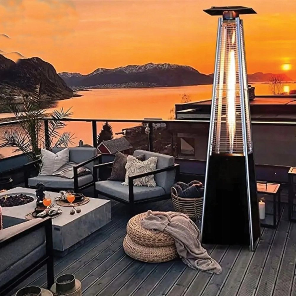 PARASOL GRZEWCZY GAZOWY 13 KW 227 CM PROMIENNIK Z POKROWCEM