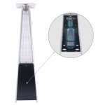 PARASOL GRZEWCZY GAZOWY 13 KW 227 CM PROMIENNIK Z POKROWCEM
