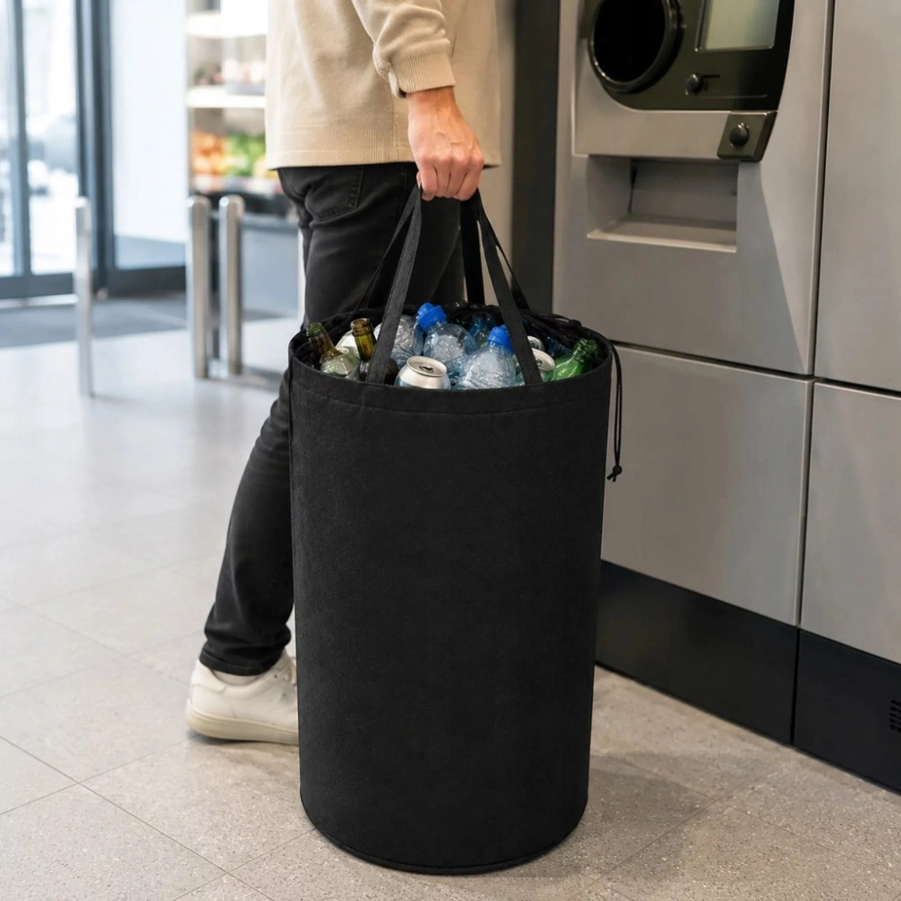 TORBA DO SEGREGACJI BUTELEK PUSZEK 90 L WOREK Z UCHWYTAMI