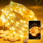 LAMPKI CHOINKOWE DRUCIKI 100 LED DIODY DEKORACJA ŚWIĄTECZNA ŚWIATEŁKA 3 M