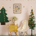 KURTYNA ŚWIETLNA 110 LED KÓŁKA Z FIGURKAMI 10 SZT 8 TRYBÓW LAMPKI