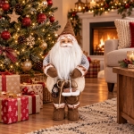 ŚWIĘTY MIKOŁAJ SKANDYNAWSKI 30 CM FIGURKA DEKORACJA ŚWIĄTECZNA