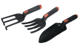 ZESTAW NARZĘDZI OGRODOWYCH ŁOPATKA WIDEŁKI PAZURKI