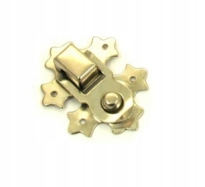 ZATRZASK ZAMKNIĘCIE DO KASET SZKATUŁEK SREBRNY