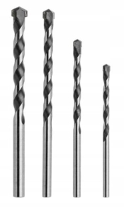 ZESTAW WIERTEŁ DO BETONU 5-10MM TYP B&W 4 SZT