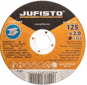 TARCZA DO CIĘCIA STALI METALU 125 x 2.0 mm