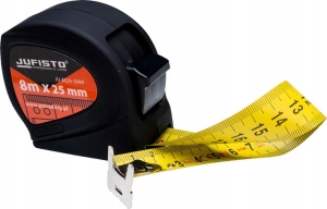 MIARA ZWIJANA MIARKA TAŚMA METR 8 m / 25 mm