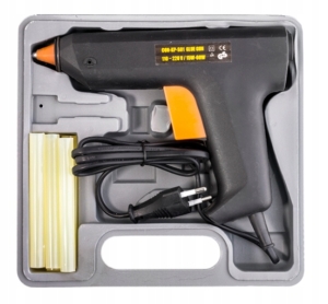 PISTOLET DO KLEJU KLEJENIA NA GORĄCO 60 W WALIZKA