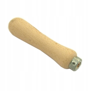 TRZONEK RĄCZKA DO PILNIKA DREWNIANY 75 mm LAKIER