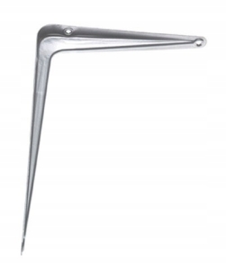 KĄTOWNIK WSPORNIK PÓŁKI POD PÓŁKĘ 250x300 mm SZARY