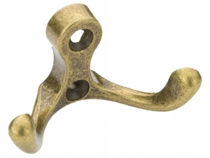 WIESZAK ŚCIENNY UBRANIA MEBLOWY STARE ZŁOTO MAŁY