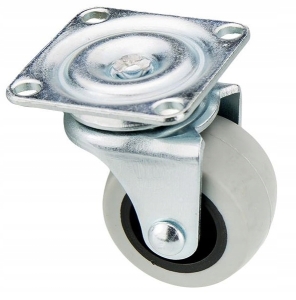 KÓŁKO MEBLOWE FI 40 OBROTOWE GUMOWE ŁOŻYSKOWE