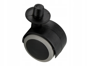 KÓŁKO OBROTOWE MEBLOWE 40 Z BOLCEM H-12 GUMOWE