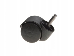 Kółko plastikowe obrotowe 50mm do fotela z bolcem 8mm