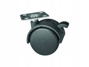 KÓŁKO OBROTOWE 40 PLASTIKOWE MEBLOWE HAMULEC