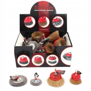 SZCZOTKA DRUCIANA ZESTAW TARCZOWA DOCZOŁOWA 40 szt