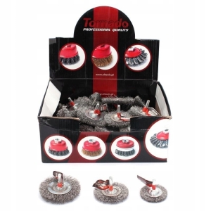 SZCZOTKA DRUCIANA ZESTAW TARCZOWA 5 RODZAJÓW 60szt