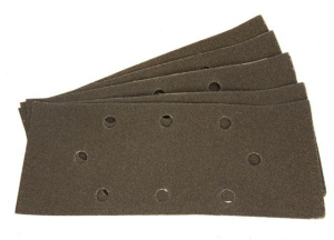 PAPIER ŚCIERNY Z OTWORAMI P 40 5szt 93 x 230 mm