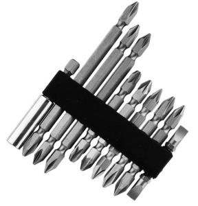 ZESTAW KOŃCÓWEK Z UCHWYTEM MAGNETYCZNYM 10 szt BIT