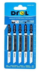 BRZESZCZOTY TYPU 'T' 75MM 14TPI DO DREWNA PVC 5SZT