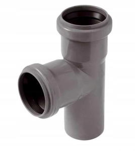 TRÓJNIK KANALIZACYJNY FI 50 90 STOPNI PCV PCW
