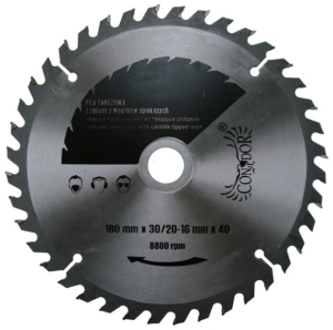 TARCZA DO PILARKI WIDIOWA 180 X 30 MM 40T