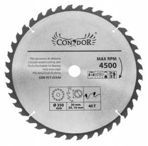 TARCZA DO PILARKI WIDIOWA 350 X 30 MM 40T