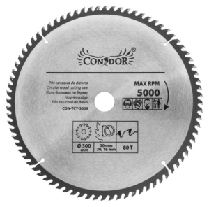 TARCZA DO PILARKI WIDIOWA 300 X 30 MM 80T