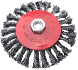 SZCZOTKA TARCZOWA TALERZOWA STALOWA 125 mm M14